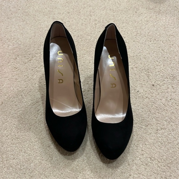 Black suede heels - Picture 1 of 6